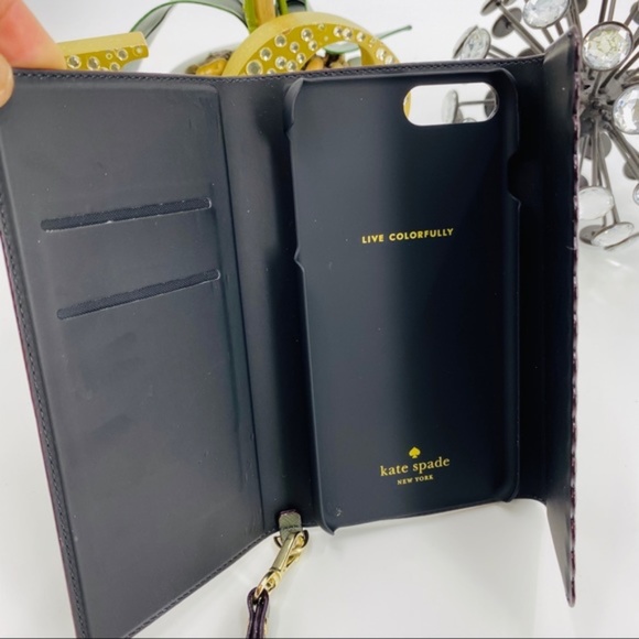 Kate Spade Folio iPhone 8 Plus Wallet Case - Picture 6 of 7